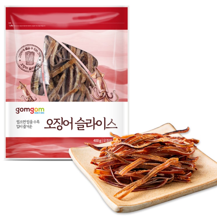 [쿠팡 최저가 로켓배송] 곰곰 오징어 슬라이스 대용량, 400g, 1개_30 (곰곰 도시락 돈까스 동그랑땡 오징어슬라이스 연어 샐러드 치즈스틱 제육볶음)