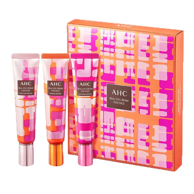  가장많이구매하는 AHC 리얼 아이크림 포 페이스 스페셜 에디션 세트 1개 30ml -최저가