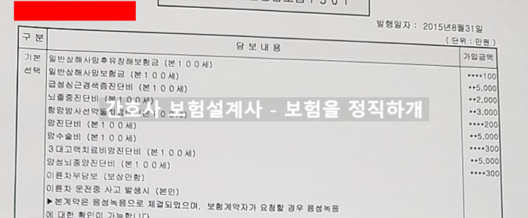  MG 원더풀통합보험 남편 암보험과 2대질병 문의드려요.