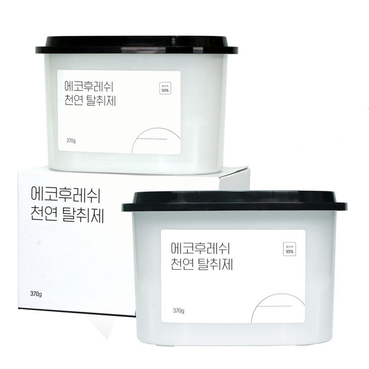   에코후레쉬_ 천연탈취제 2개 370g_99% 탈취력 습기까지_담배냄새 옷장 화장실 실내탈취제, 370g_5 [투데이 핫딜]