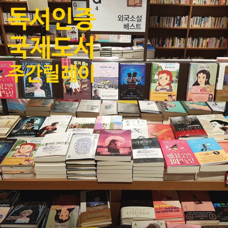  독서 인증 국제 도서 주간 릴레이