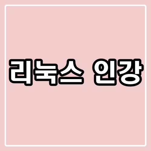  리눅스 인강 : 기초부터 심화까지