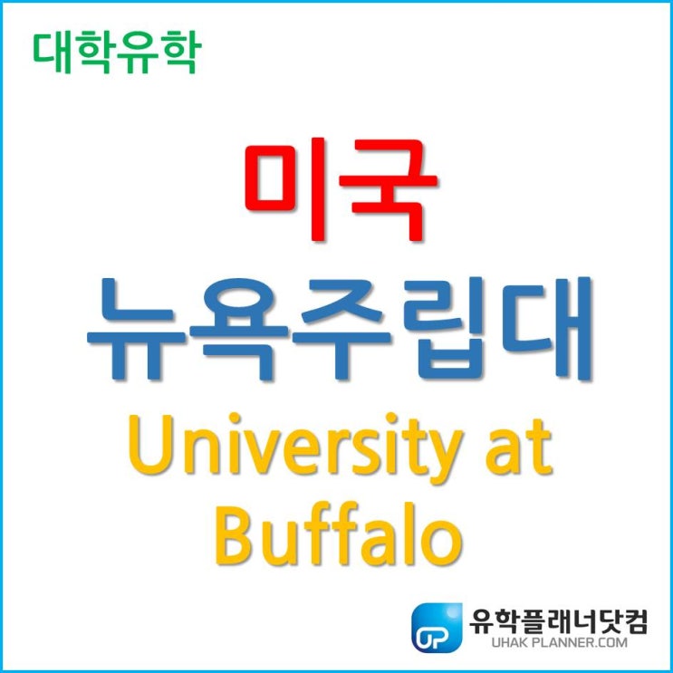  [미국 대학 유학] 뉴욕주립대 SUNY-University at Buffalo 알아보자.