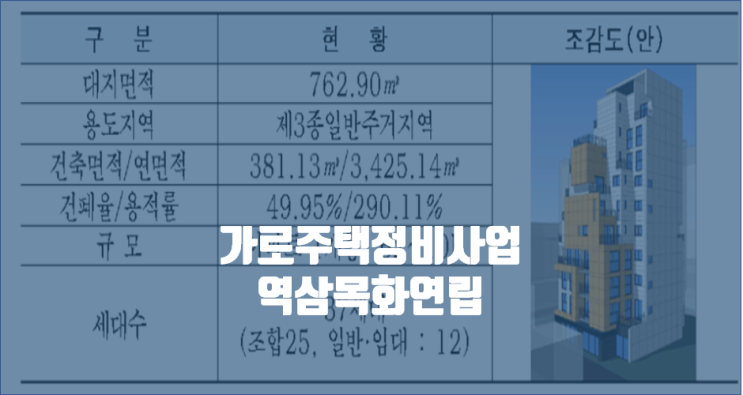 역삼목화연립 임장기 / 서울 강남 가로주택정비사업 / 미니재개발