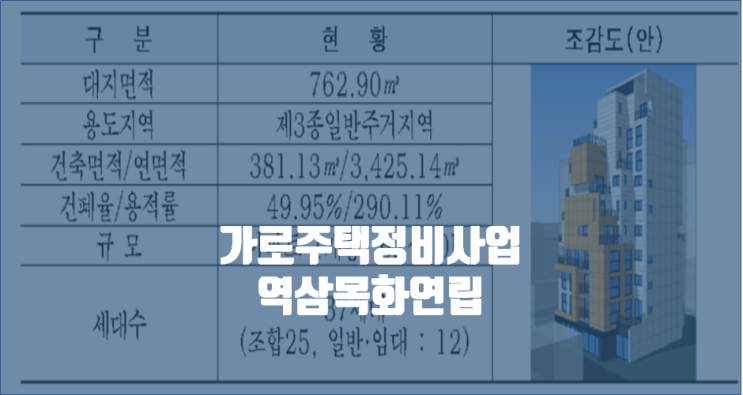  역삼목화연립 임장기 / 서울 강남 가로주택정비사업 / 미니재개발