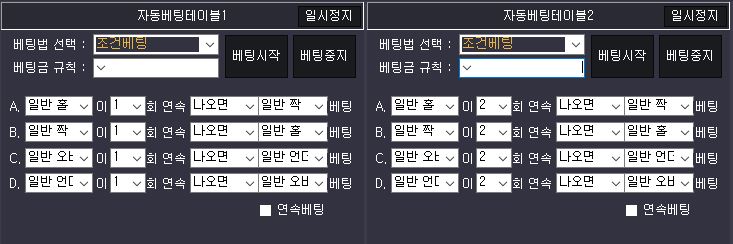  파워볼 오토프로그램을 활용한 파워볼 재테크 전략(꺽기,퐁당)