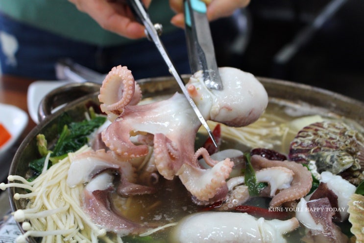  일산쭈꾸미샤브맛집 쭈꾸미샤브 맛난 피문어와회나라