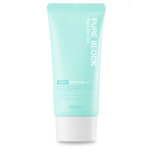  {합리적 가격} 어퓨 퓨어 블록 아쿠아 선젤 SPF50 PA 50ml 1개 {합리적쇼핑}
