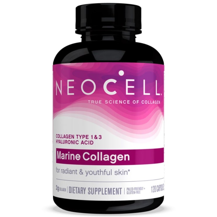  {가성비} Neocell 마린 콜라겐 2000mg 캡슐 120개입 단품 {합리적 쇼핑}