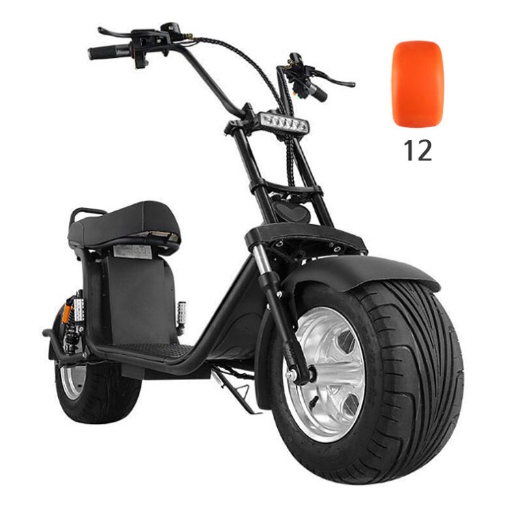  NEX X60 리튬배터리탈부착 알루미늄휠 할리오토바이 2000W 60V12A 20A 속도45km 주행거리60km 2인승 18인치타이어 보조의자