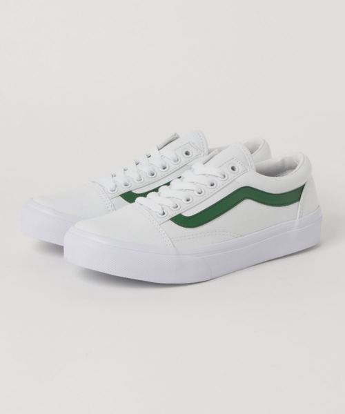   일본정품발송 약2-6일수령가능 VANS 반스 OLD SKOOL DX 올드 스쿨 V36CL + CVS WHITE GREEN 34417559_89 [강력추천]