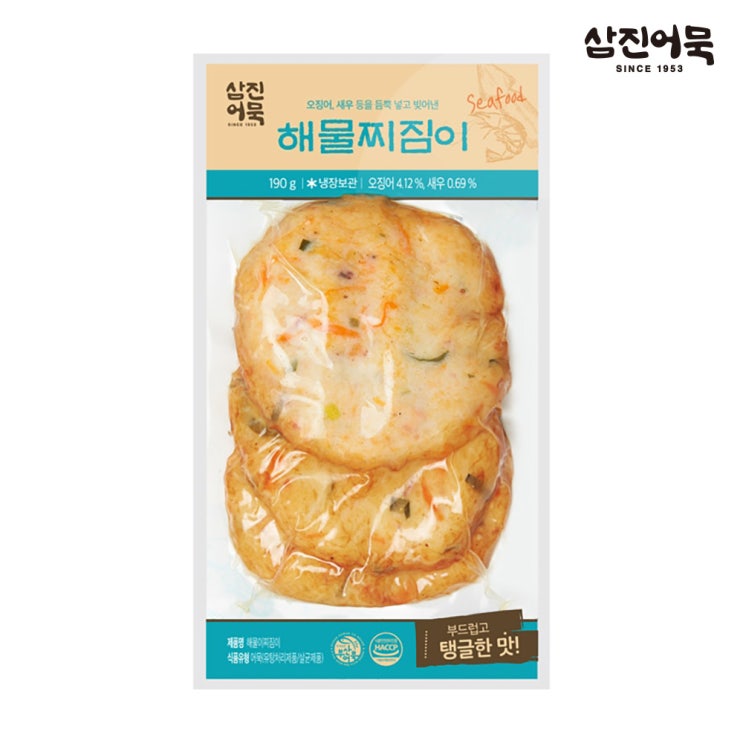  {합리적 가격} 삼진어묵 해물찌짐이 1봉 190g 3개입 단품 {특가}
