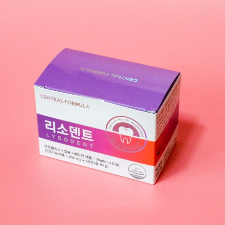  센트럴포뮬러 리소덴트 / 치아건강을 위한 프리미엄 리소덴트