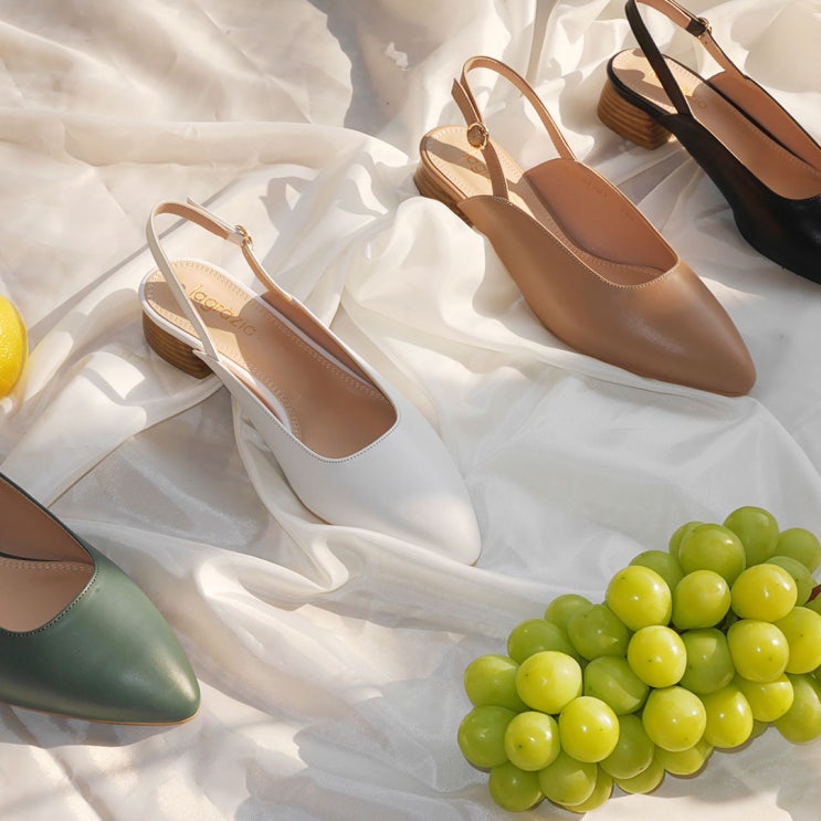  2020 S/S 디자이너슈즈트렌드 이태리소가죽슬링백힐구두 라그라치아 안나슬링백 Anna Slingback