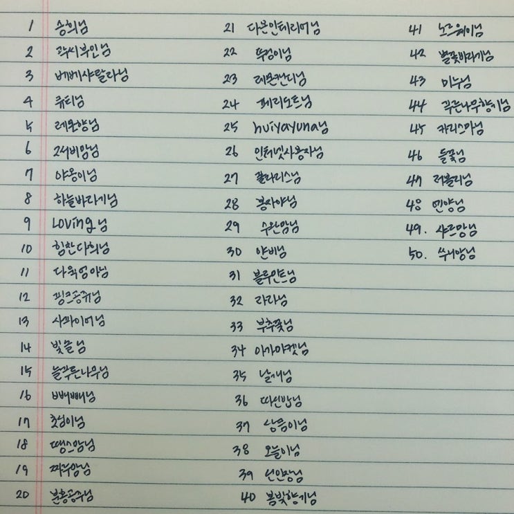  묻지마^^ 산나물 나눔 이벤트 당첨자 발표!!