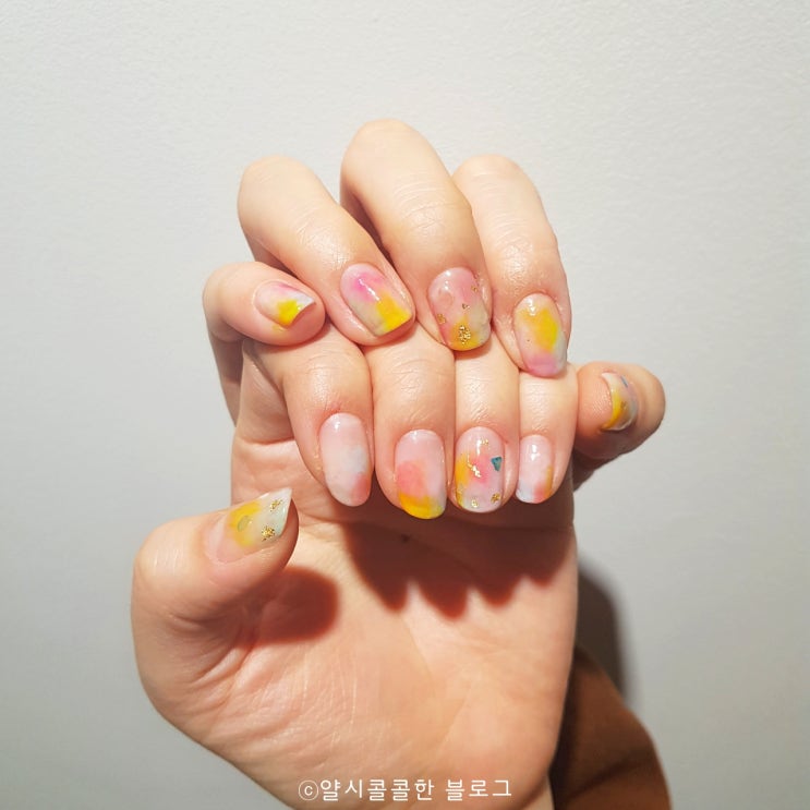 셀프젤네일 다가오는 봄 시럽마블네일로 변신! 셀프젤네일 다가오는 봄 시럽마블네일로 변신!