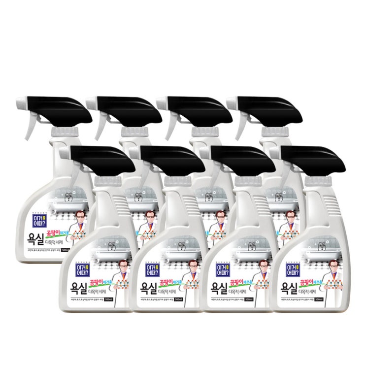  {합리적 가격} 아토세이프 이거어때 욕실반짝 곰팡이청소용 세정제 500ml 8개입 {착한가격}