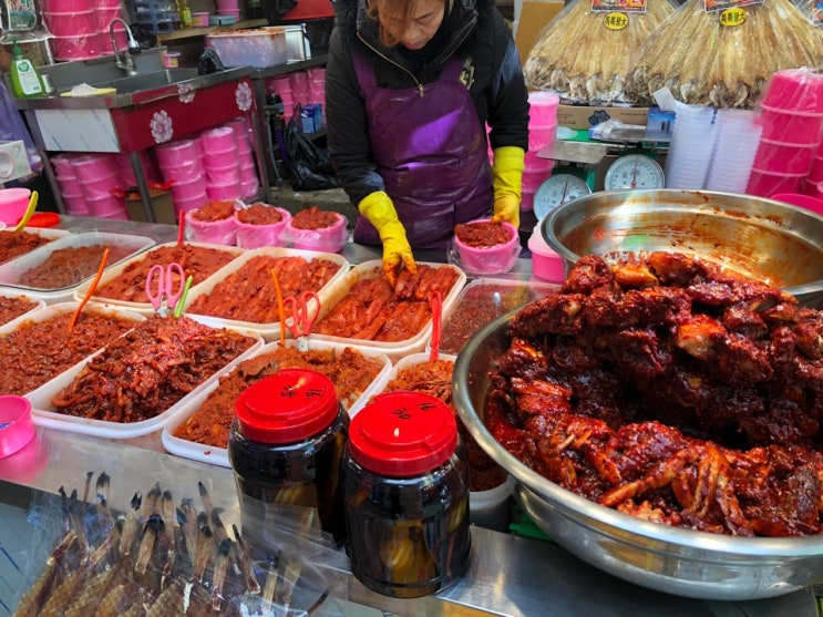 속초 가볼만한 곳, 속초 관광수산시장 없는게 없다!