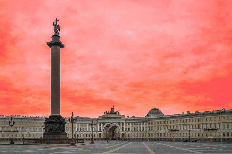  The Alexander Column in the Palace Square_낡은 기억의 습작2