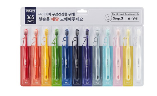  메디안 365DAYS 어린이칫솔 12개입   [10,900원]