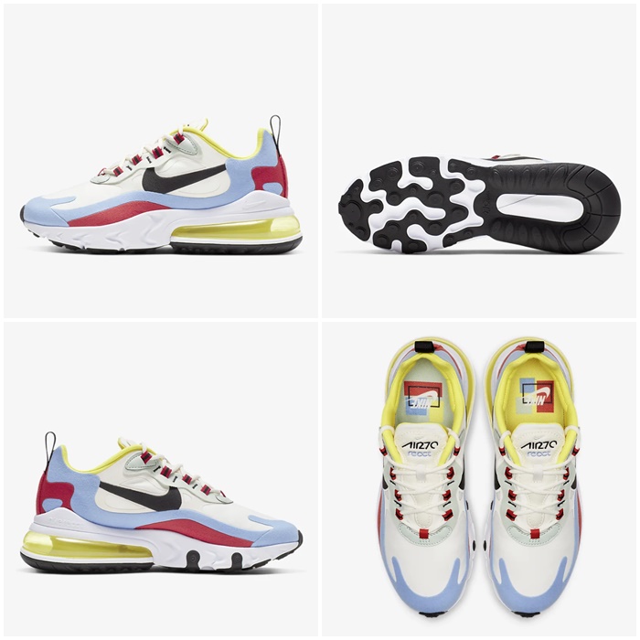   (해외배송) 나이키 100스퀘어 나이키 에어맥스270 리액트 팬텀 Womens AT6174-002 Nike Air Max 270 React (Bauhaus) 100스퀘어_65 [강력추천]