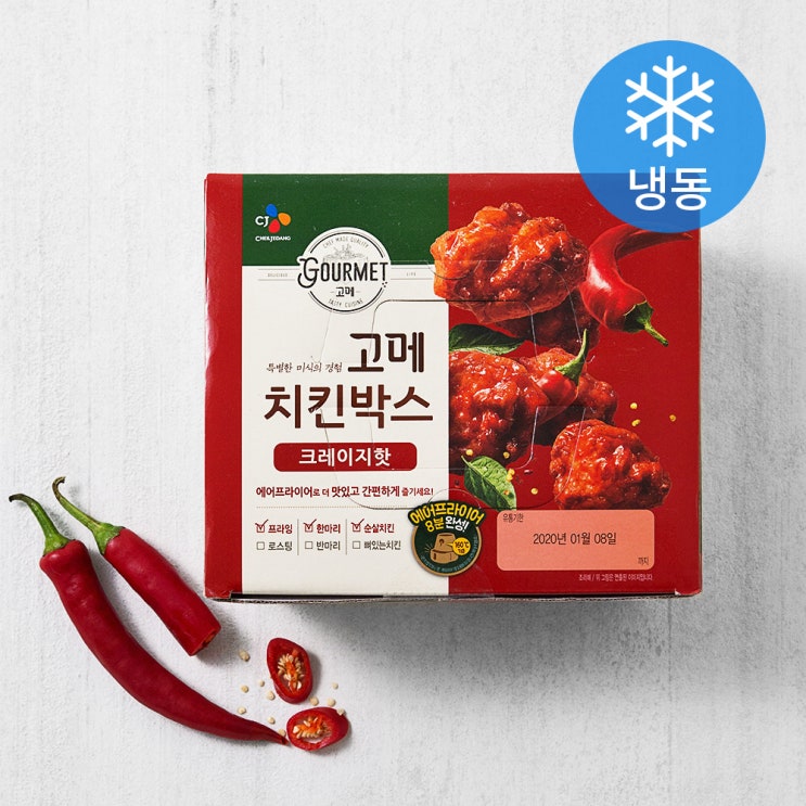  특가, 고메 치킨박스 크레이지핫 (냉동) 