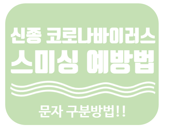  신종 코로나 바이러스 스미싱 피해 주의:: 스미싱 문자 구분 방법(대구 코로나19 스미싱 허위사실)