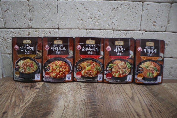  [오뚜기 오늘밥상]간편양념으로 순두부찌개 만들기/레시피