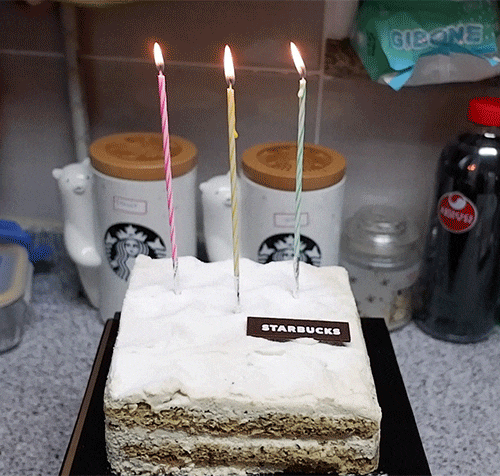  스타벅스 파트너의 청담 얼그레이 밀크 케이크 홀케이크(파트너생일선물)후기