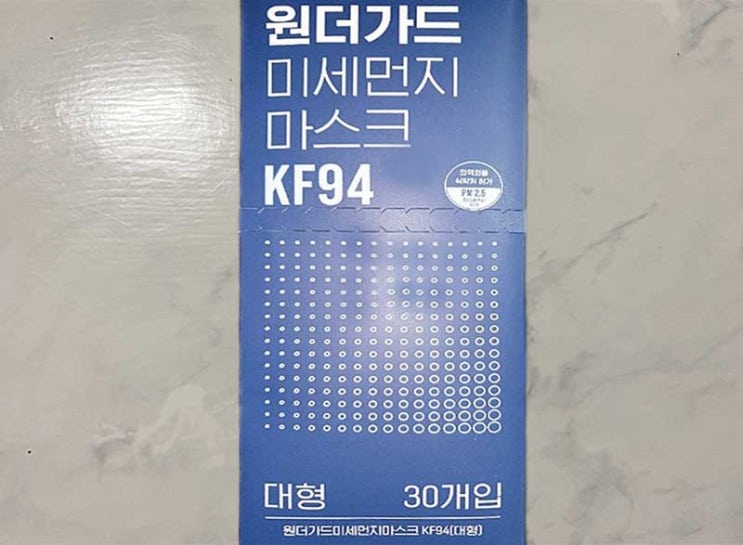  원더가드 마스크 새로고침으로 장만했어요