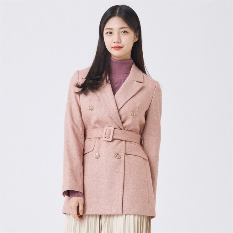  [할인 물건] 로엠 여성용 벨티드 울 블랜디드 자켓 RMJKA1101A - 109,000 원 짱