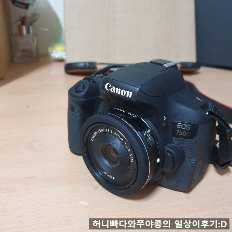  배낭여행을 위해 장만한 저렴한 캐논 팬케익 단렌즈 EFS 24mm / f2.8 STM 언빡싱~