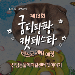  [동물뉴스]제13회 궁디팡팡 캣페스타 벡스코 개최 예정 (부산분과전문동물병원, 365일연중무휴)