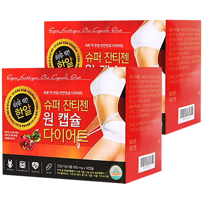  슈퍼 잔티젠 원 캡슐 다이어트 91g 2개
