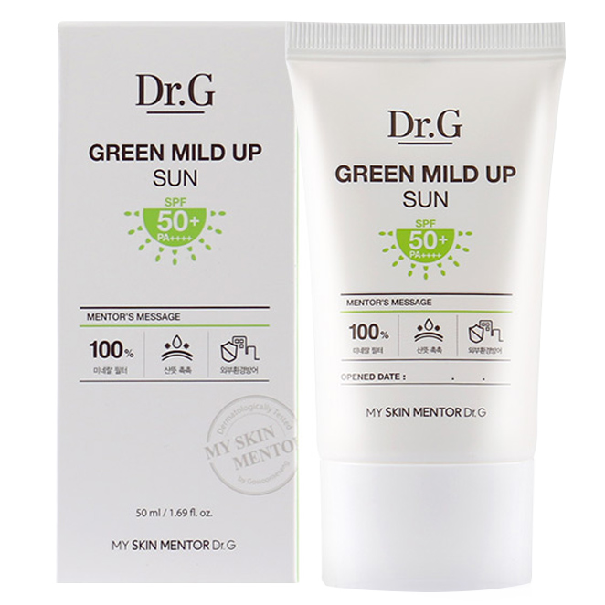  {최고의 제품 best3}닥터지선크림관련 -닥터지 그린 마일드 업선 선크림 SPF50+PA++++, 50ml, 1개