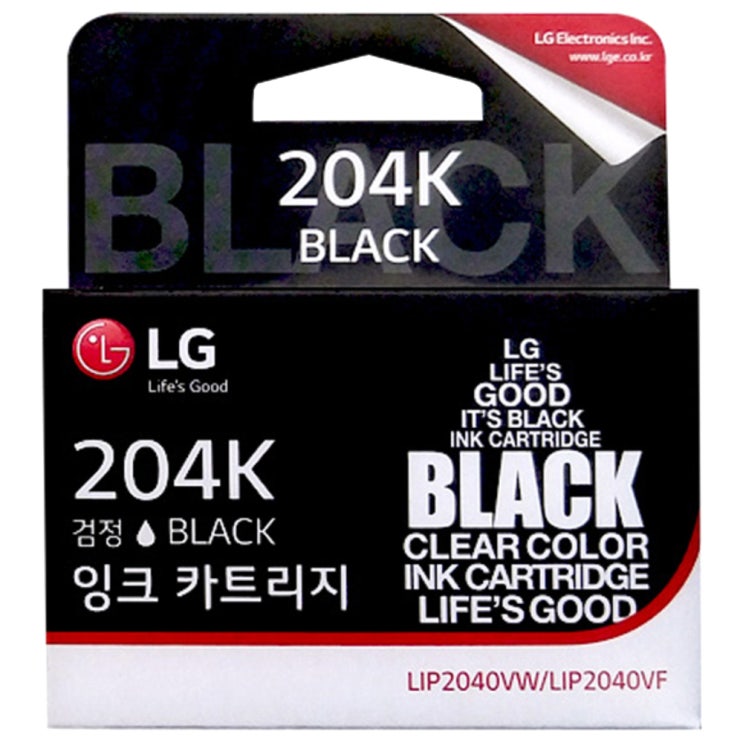 LG전자 잉크 LIP2040VW LIP2040VF 블랙 1개