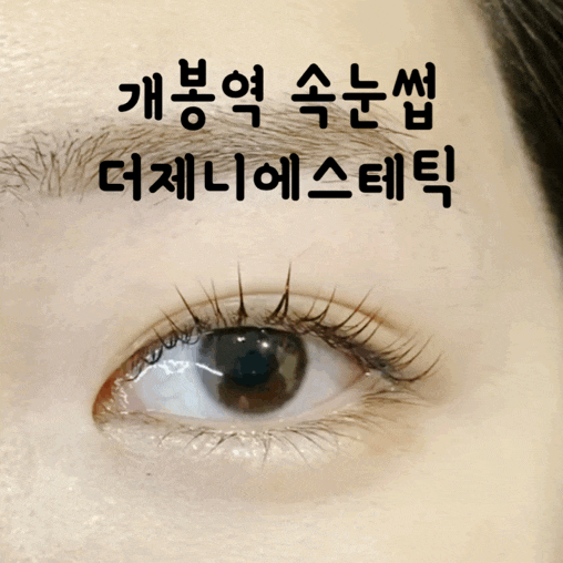  개봉역 속눈썹 잘하는집,더제니에스테틱