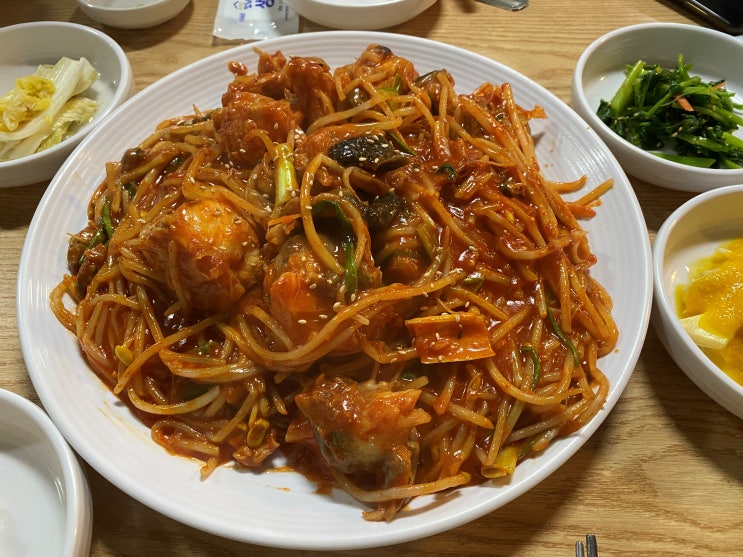  논현역 아는 사람만 아는 맛집[논현역 2번출구] - 마산아구찜해물탕(아구찜, 해물탕, 술안주, 꽃게탕, 낙지찜, 해물파전, 새우구이, 라면, 볶음밥)