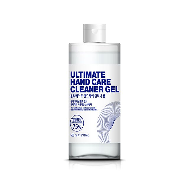  울티메이트 핸드케어 클리너 젤 (손세정제) 대용량 500ml 68% 9,400원