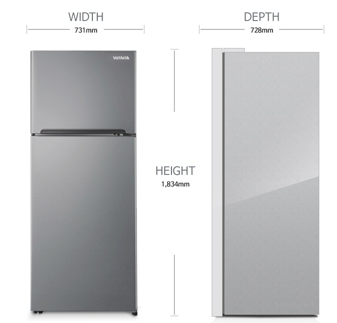  냉장고 500리터 추천 - 위니아 2룸 506L ERT50AG 후기
