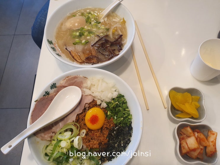  [대전 롯데백화점 괴정동 맛집]본미당 대전라멘 맛집 돈코츠라멘, 마제소바 맛있다!