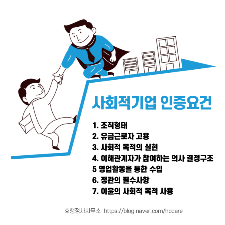  사회적기업의 인증요건