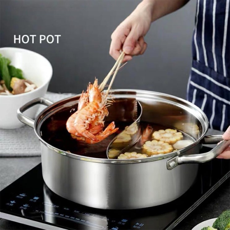  TVC355170스테인리스 원양 샤브샤브 전골 냄비 7L 전골냄비 무쇠냄비 뚝배기 무쇠전골냄비 스텐전골냄비 단일사이즈