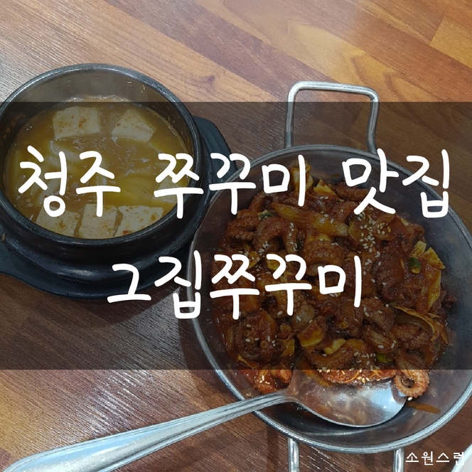  청주 맛집, 청주 쭈꾸미집, 청주 매운음식추천 = 분평동 그집쭈꾸미