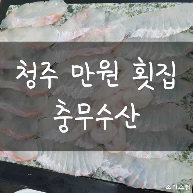  청주 맛집, 청주 횟집, 청주 만원의행복, 청주 저렴한 횟집 = 충무수산