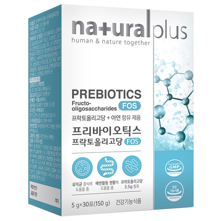  내츄럴플러스 프리바이오틱스 프락토올리고당 FOS 5g 30개입