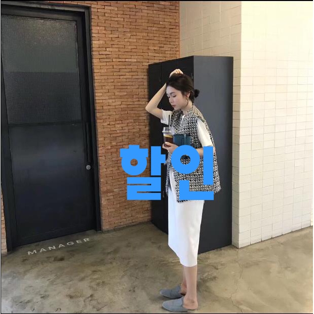  모두가 좋아할 트위드베스트 - 10가지 -애니샵 박시핏 트위드 베스트 1#77