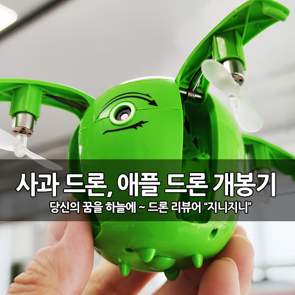 특이한 드론 사과 애플 드론(Apple Drone) 개봉기 특이한 드론 사과 애플 드론(Apple Drone) 개봉기