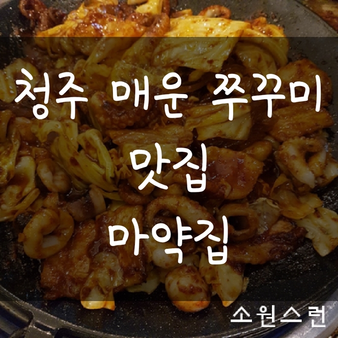  청주 맛집, 청주 매운음식, 청주 쭈꾸미, 청주 매운쭈꾸미맛집 = 마약집