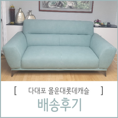  다대포 몰운대롯데캐슬 3인소파 배송완료